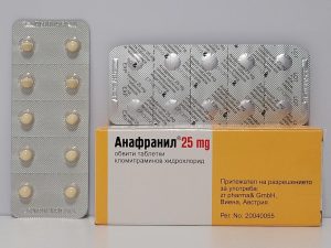 Anafranil (clomipramine) – 30 tb/25 mg – Novartis – exp. 07/2026 (shipped from Spain)