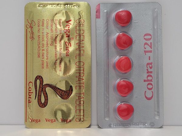 Cobra (Viagra) – 10 tb/120 mg – Vega – exp. 07/2026 (shipped from Spain)