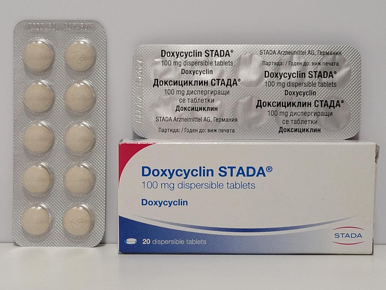 Doxycycline - 20 tb/100 mg - Stada - exp. 12/2028 (shipped from Spain)