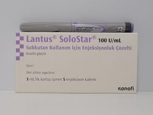 Lantus (insulin glargine injection) - 100 iu/ml/3ml - Sanofi - expires 03/2026 - (shipped from Spain)