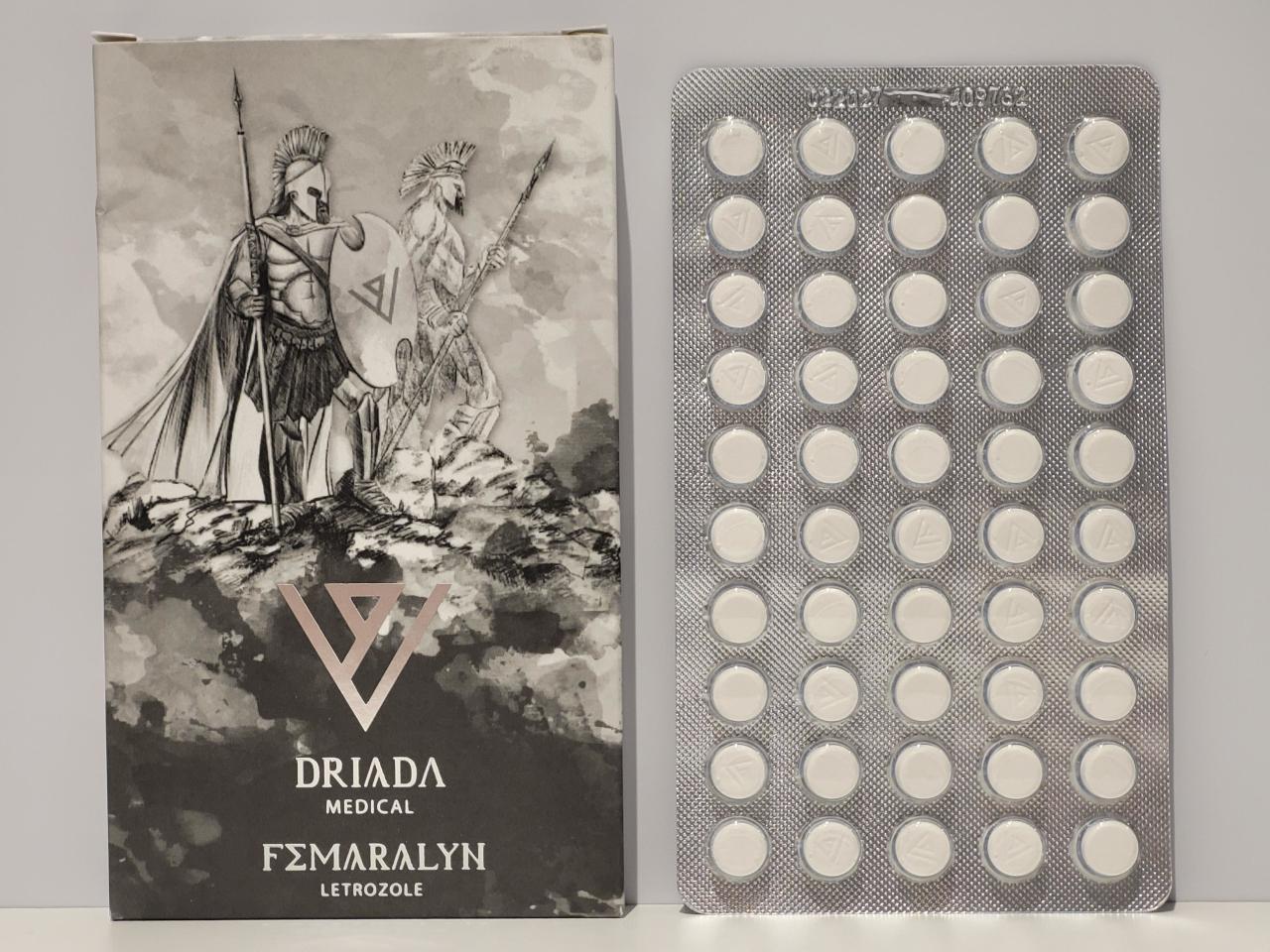 Letrozole – 50 tb/2.5 mg – Driada – exp. 2028 (shipped from Spain)