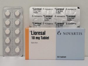 Baclofen (Lioresal) – 50 tb/10 mg – Novartis – exp. 02/2026 (shipped from Spain)