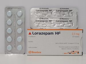 Lorazepam – 20 tb/2.5 mg – Hemofarm – exp. 04/2026 (shipped from Spain)