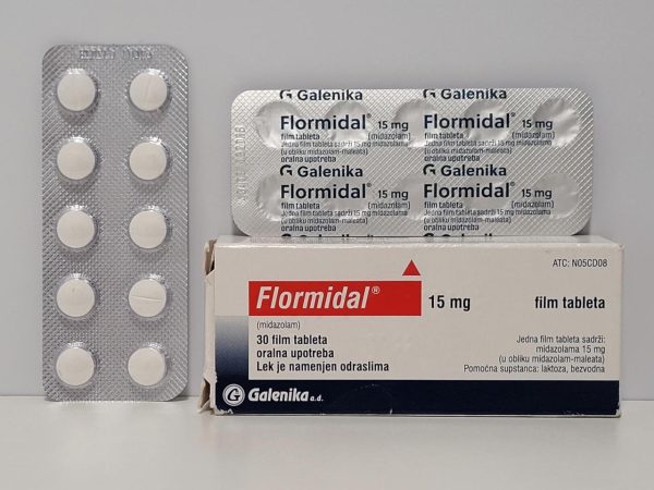 Midazolam – 30 tb/15 mg – Galenika – exp. 2027 (shipped from Spain)