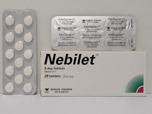 Nebivolol (Nebilet) - 28 tb/5 mg - Berlin-Chemie - expires 2027 (shipped from Spain)