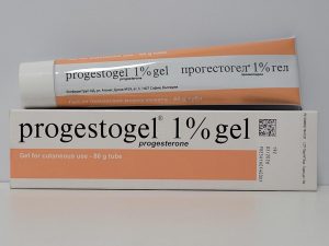 Progesterone gel 1% – 80 grams – Besins – expires 02/2026 (shipped from Spain)