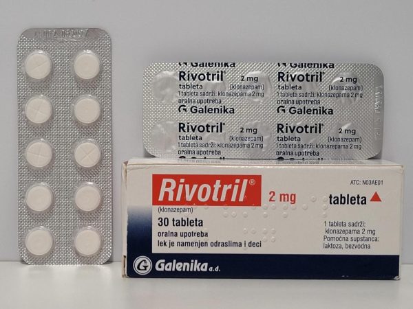 Clonazepam (Rivotril) – 30 tb/2 mg – Galenika – exp. 2027 (shipped from Spain) - soon to be restocked