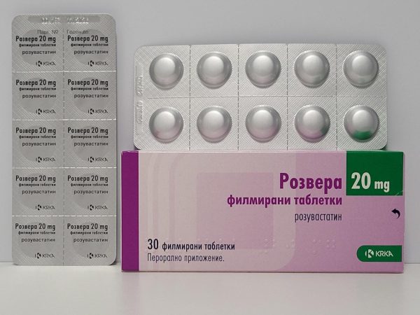 Rosuvastatin – 30 tb/20 mg – KRKA – expires 11/2026 (shipped from Spain)