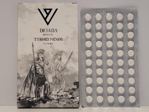 T3 + T4 Mix - 100 tb/ (10 mg/62.5 mg) - Driada - exp. 2028 (shipped from Spain)