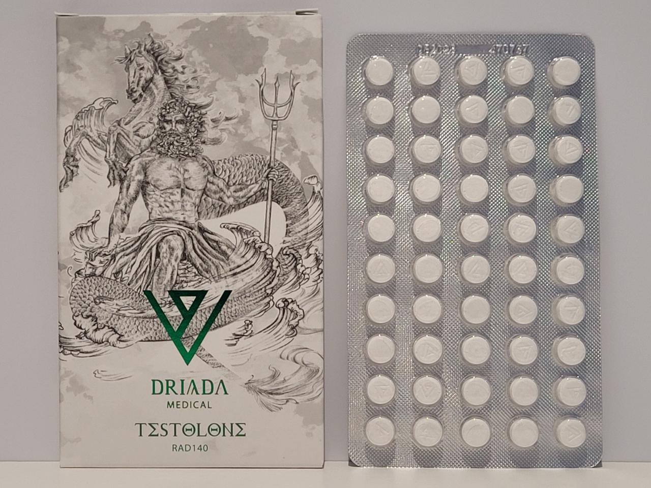 Testolone (RAD-140) – 50 tb/10 mg – Driada – exp. 2028 (shipped from Spain)