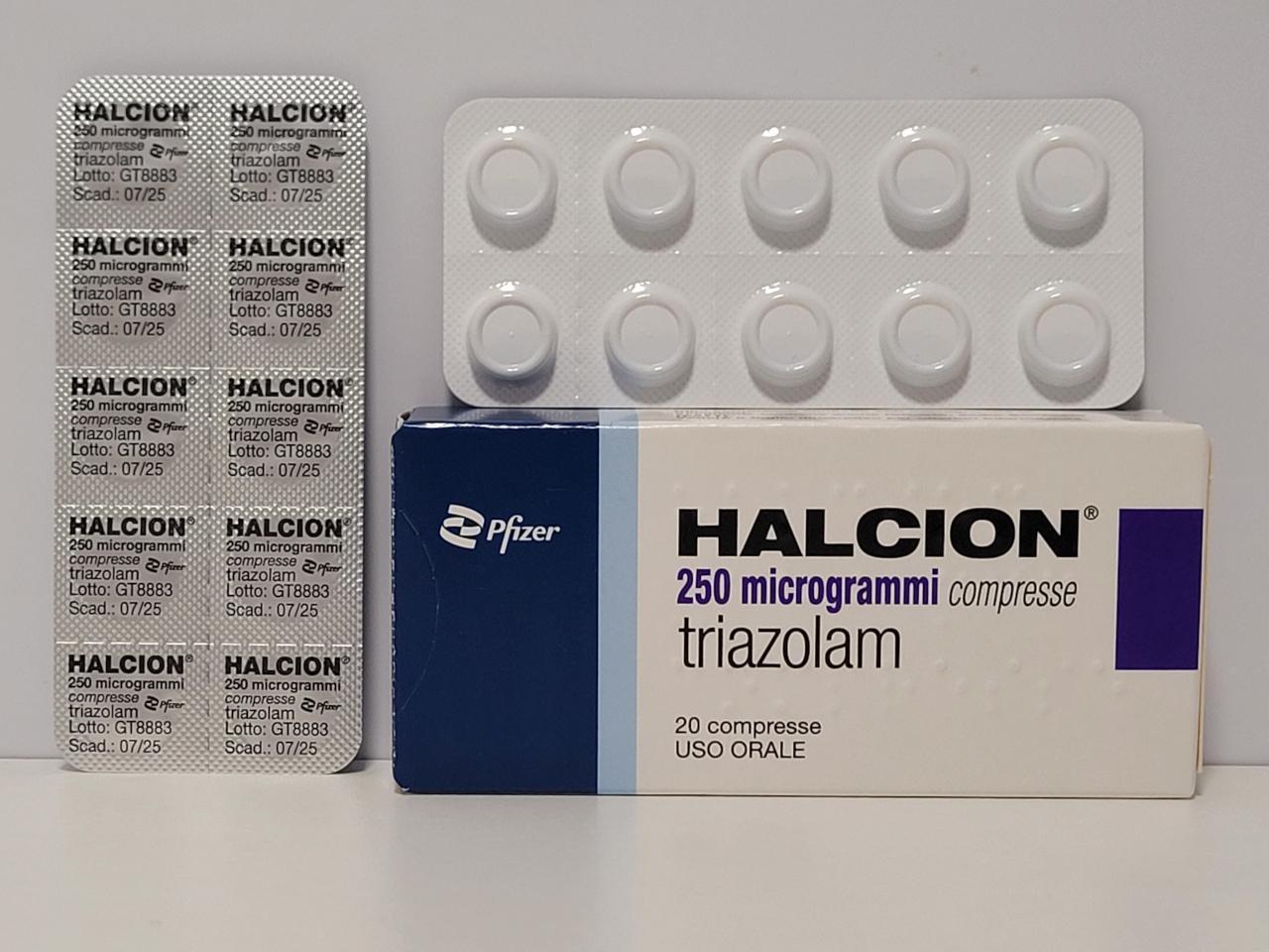 Triazolam – 20 tb/250 mcg – Pfizer – exp. 07/2025 (shipped from Spain)