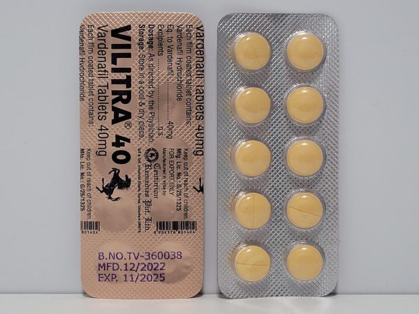 Vardenafil – 10 tb/40 mg – Centurion – expires 11/2025 (shipped from Spain)