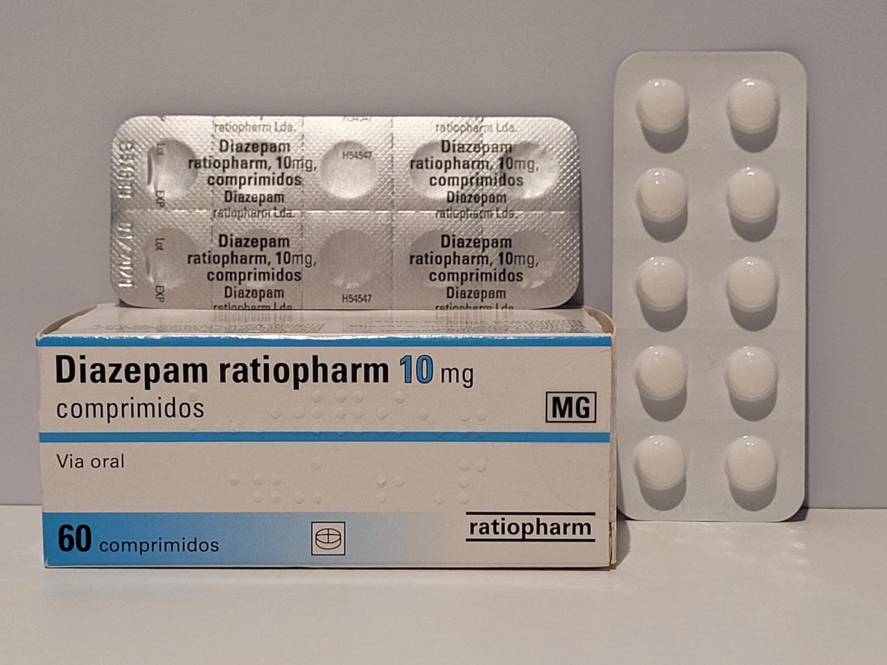 Diazepam – 60 tb/10 mg – Ratiopharm – exp. 01/2029 – (shipped from Spain) – out of stock