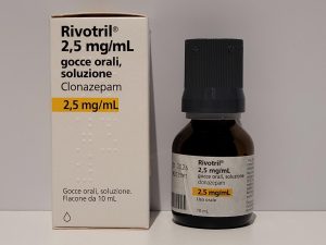 Rivotril drops – 10 ml (2.5mg/ml) - Cheplapharm – exp. 01/2026 (shipped from Spain)