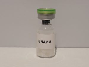 SNAP-8 (Acetyl Octapeptide-3) – 10 mg – Qingdao Sigma Chemical – exp. 2028 (incl. bac water and syringes) (shipped from Spain)