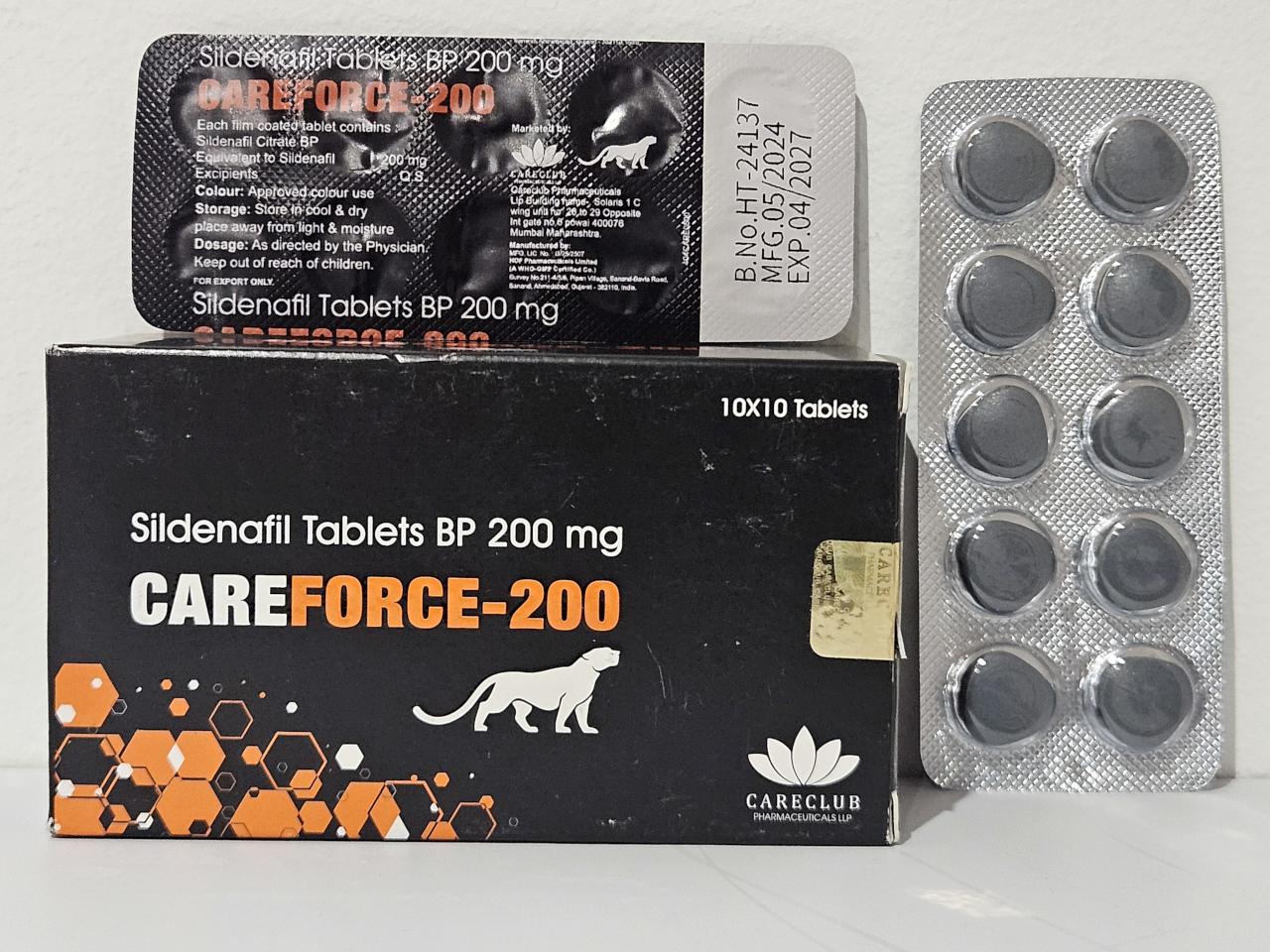 Viagra – 20 tb/200 mg – Careclub – exp. 04/2027 (shipped from Spain)
