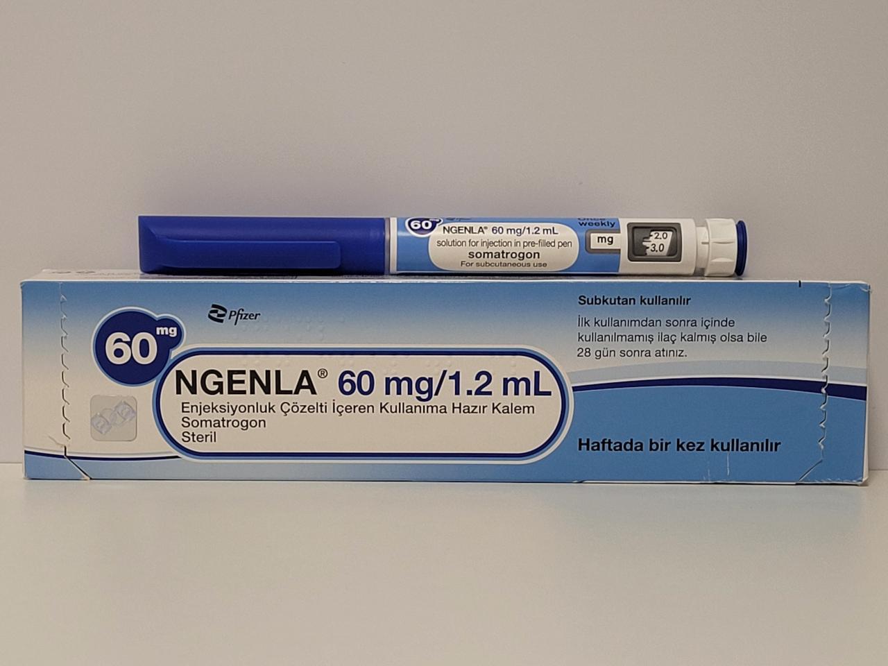 (Growth Hormone) Ngenla pen – 60 mg (180 iu) – Pfizer – exp. 11/2027 (shipped from Spain) - out of stock